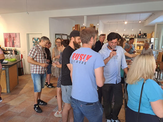 Georgisch-italienisches Orange-Wein-Tasting