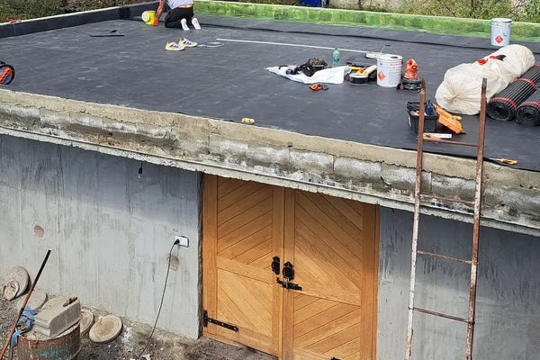 The wine cellar of Inavarde Wines during construction