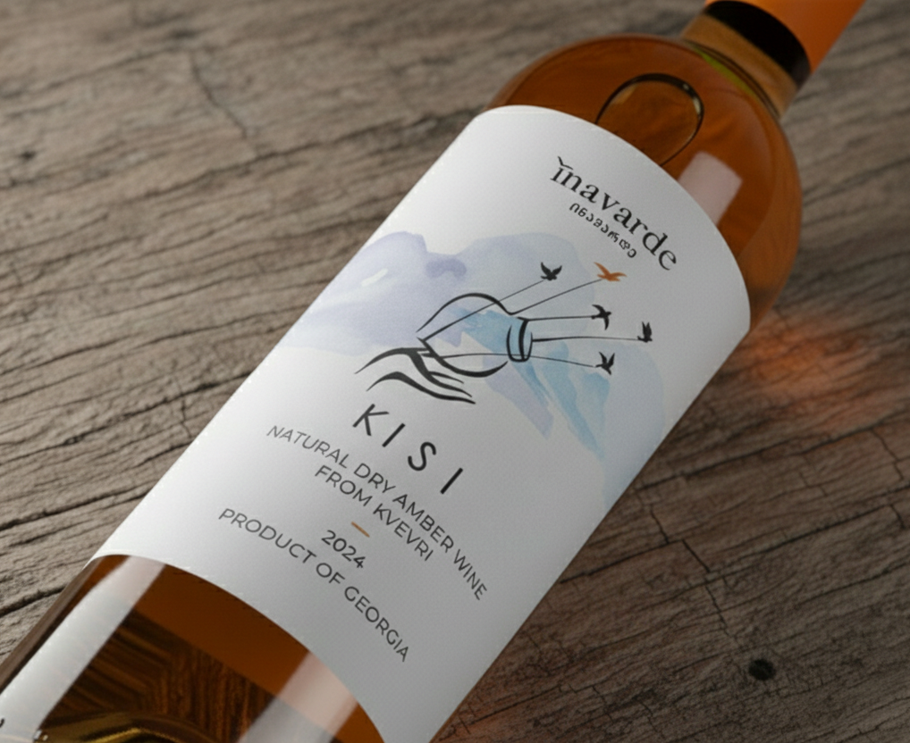 Kisi Natural Amber Qvevri Wine from Georgia